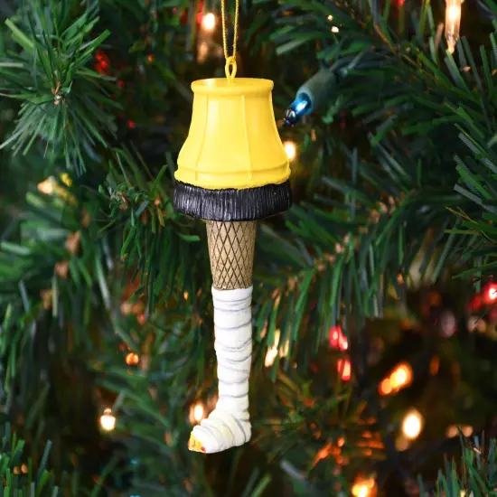 Broken Leg Lamp - A Christmas Story Movie Parody Christmas Ornament {5}