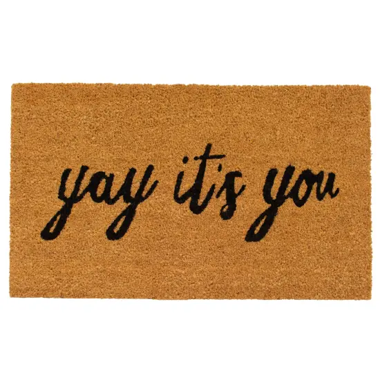 Yay It's You Doormat {1}
