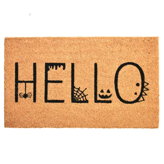 Spooky Hello Doormat {1}