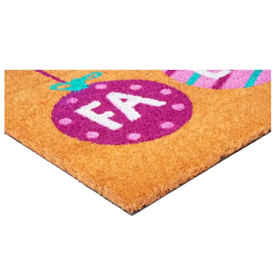 Fa La La Doormat {4}