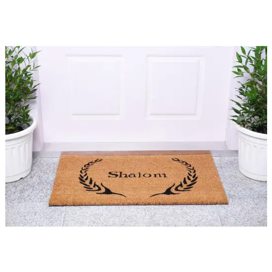 120841729 Shalom Doormat {4}