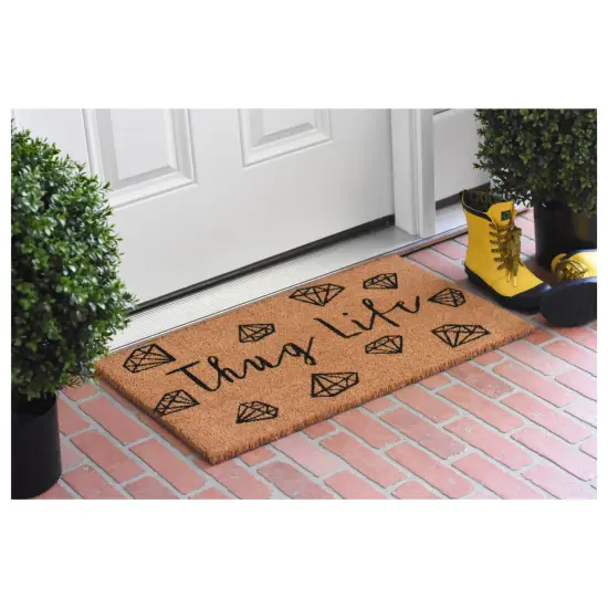 Thug Life Doormat {2}
