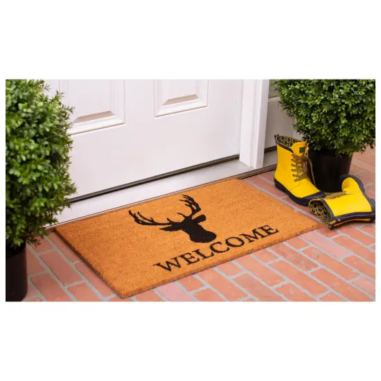 121471729 Deer Welcome Doormat {5}