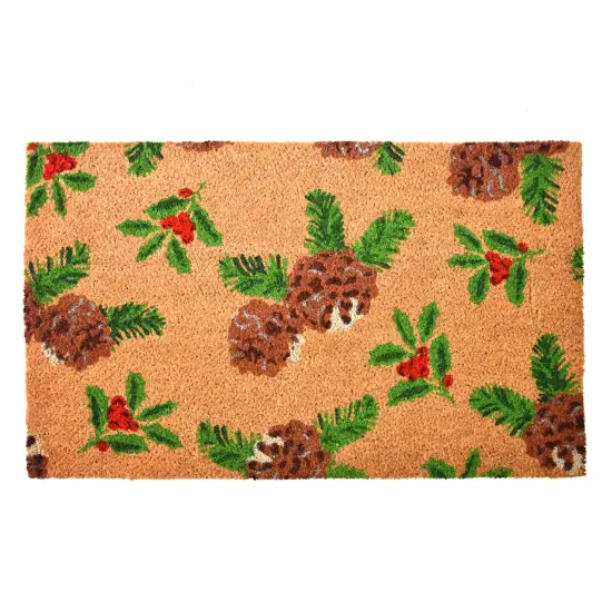 Christmas Berries Doormat {1}