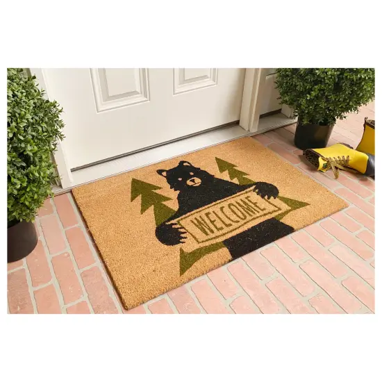 122261729 Bear Greeting Doormat {4}