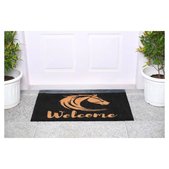 Stallion Welcome Doormat {5}