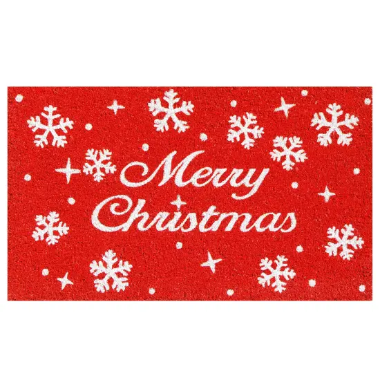 Christmas Stars Doormat {1}