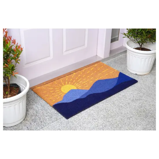 Mountain Sunrise Doormat {4}