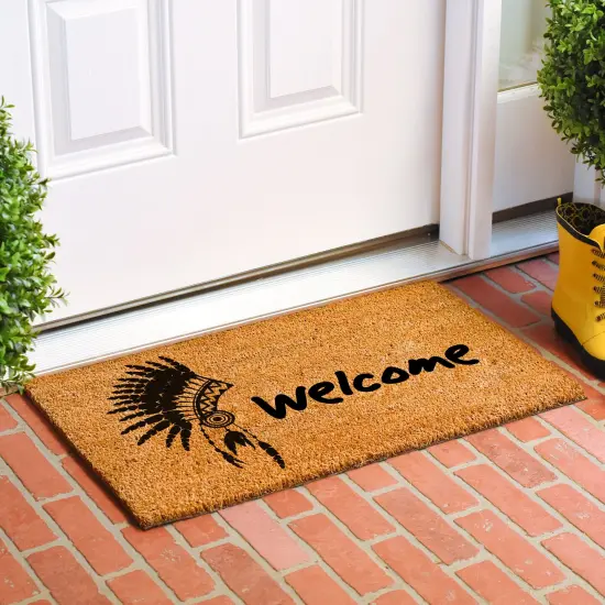 108581729 Indian Bonnet Doormat {3}