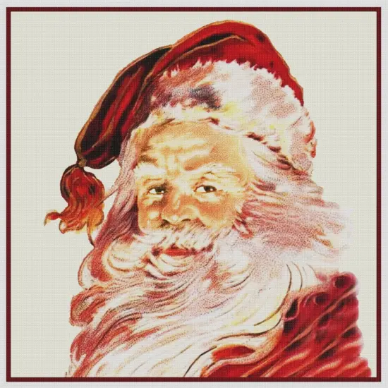 Father Christmas Santa Claus St Nick # 16 Counted Cross Stitch Pattern {2}