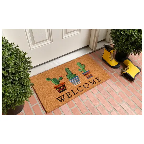 104051729 Cactus Welcome Doormat {4}