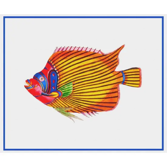 Fallour Renard Tropical Fish #1 Counted Cross Stitch Chart Graph Pattern {2}