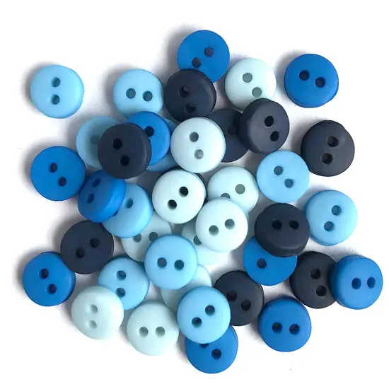 Buttons Galore and More Tiny Craft & Sewing Buttons - Assorted Colors - 105 Buttons Gemstone {4}