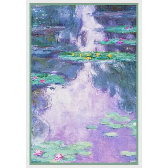 Water Lilies 1909 inspired by Claude Monet's impressionist painting Counted Cross Stitch Pattern {2}