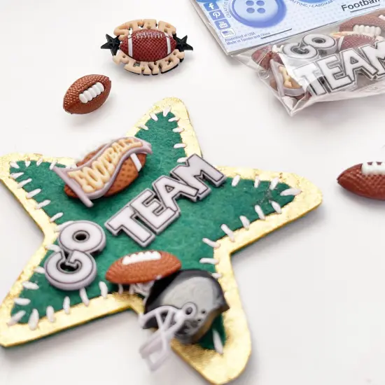 Dress it Up Buttons Sports Embellishment Assortment {2}