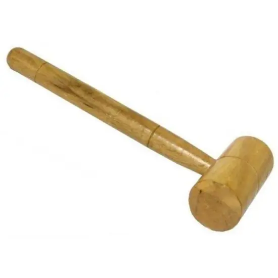 Wood Head Mallet Hammer Craft Wooden Hobbyist Tool {1}