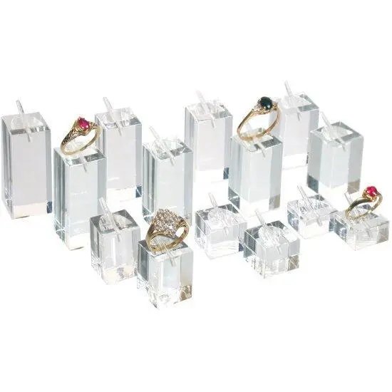 14 Ring Display Riser Stands Jewelry Holders {1}