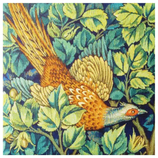 New William Morris Pheasant in the Woods Design Counted Cross Stitch Pattern {2}