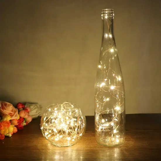 Perfect Holiday LED Copper Wire String Light - Battery Operated {3}