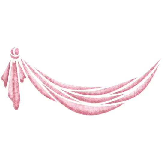 Bow Knot Swag Wall Stencil | 1074 by Designer Stencils | Reusable Art Craft Stencils for Painting on Walls, Canvas, Wood | Reusable Plastic Paint Stencil for Home Makeover | Easy to Use & Clean Art Stencil {1}