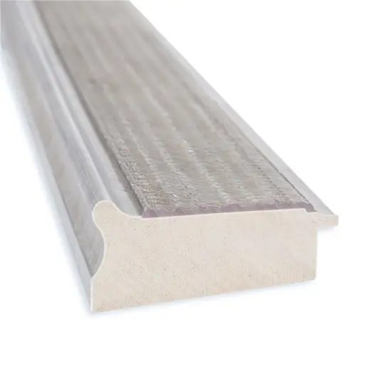 Beveled Wood Bathroom Wall Mirror, Trellis Silver Frame {2}