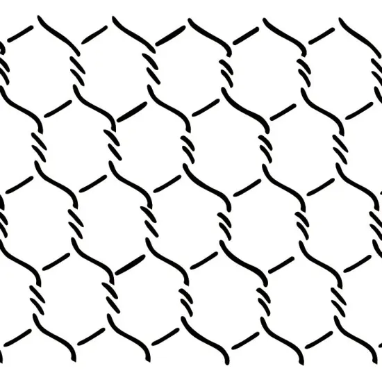 Large Chickenwire Wall Stencil | 2494 by Designer Stencils | Pattern Stencils | Reusable Stencils for Painting | Safe & Reusable Template for Wall Decor | Try This Stencil Instead of a Wallpaper | Easy to Use & Clean Art Stencil Pattern {5}