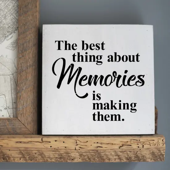 Making Memories Saying Embossing 12 x 12 Stencil | FS074 by Designer Stencils | Word & Phrase Stencils | Reusable Stencils for Painting on Wood, Wall, Tile, Canvas, Paper, Fabric, Furniture, Floor | Reusable Stencil for Home Makeover {4}
