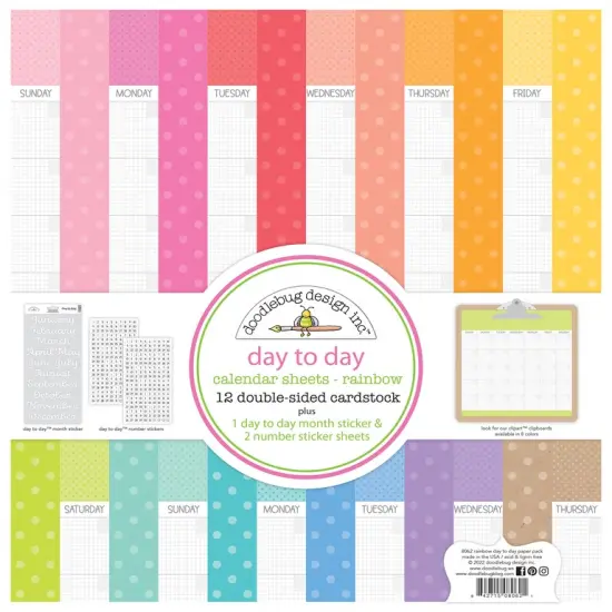 Rainbow Day To Day 2023 Assortment Pack - Doodlebug {1}