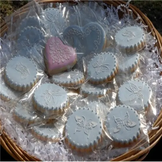 Small Butterfly Cookie Stencils | C195 by Designer Stencils | Cookie Stencils for Royal Icing, Airbrush, Dusting Powder | {4}