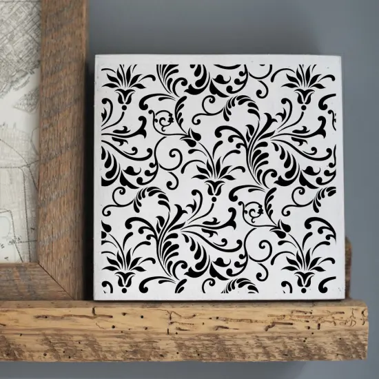 Floral Swirl All Over Embossing 12 x 12 Stencil | FS034 by Designer Stencils | Pattern Stencils | {3}
