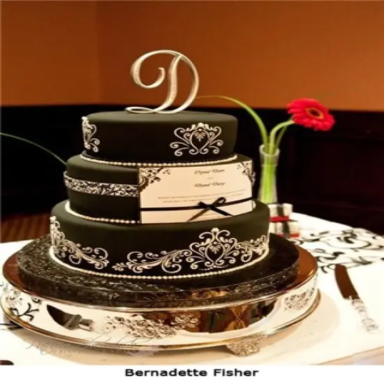 Princess Lace Cake Stencil #4 | C409 by Designer Stencils | Cake Decorating Tools | Baking Stencils for Royal Icing, Airbrush, Dusting Powder | Reusable Plastic Food Grade Stencil for Cakes | Easy to Use & Clean Cake Stencil {2}