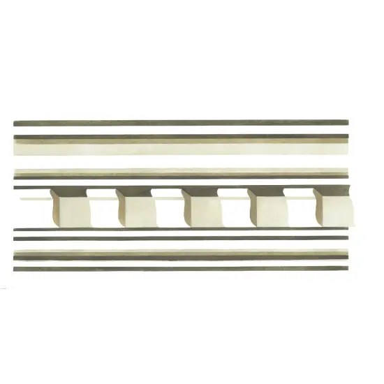 Molding Wall Stencil | 2367 by Designer Stencils | Pattern Stencils | Reusable Stencils for Painting | Safe & Reusable Template for Wall Decor | Try This Stencil Instead of a Wallpaper | Easy to Use & Clean Art Stencil Pattern {1}