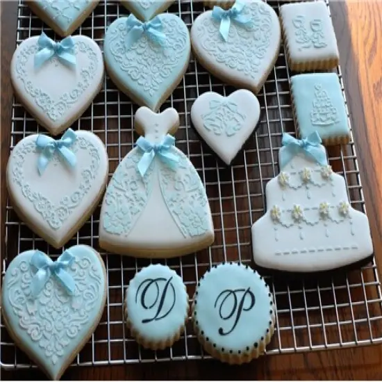 Swirl Valentine Heart Cookie Stencils | C202 by Designer Stencils | Cookie Decorating Tools | Baking Stencils for Royal Icing, Airbrush, Dusting Powder | Reusable Plastic Food Grade Stencil for Cookies | Easy to Use & Clean Cookie Stencil {5}