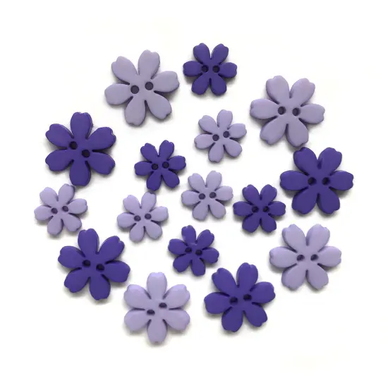 Buttons Galore and More Flower Shaped Novelty Buttons for Sewing & Craft - 48 Buttons Butonniere {3}