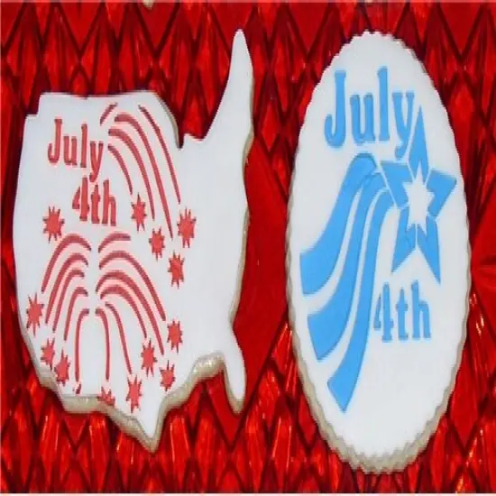 4th of July Cookie Stencil Set | C432 by Designer Stencils | Baking Stencils for Royal Icing, Airbrush, Dusting Powder | {2}