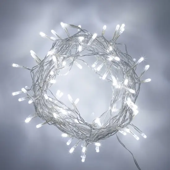Perfect Holiday 100 LED String Light Battery Operated Warm white {2}