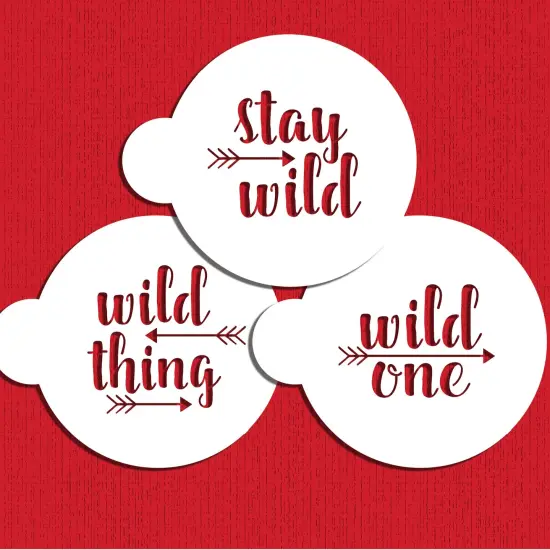 Wild Thing Cookie Stencil Set | C1011 by Designer Stencils | Cookie Decorating Tools | {2}