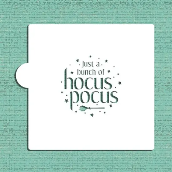 Hocus Pocus Cookie & Craft Stencil | CM156 by Designer Stencils | Cookie Decorating Tools | {3}
