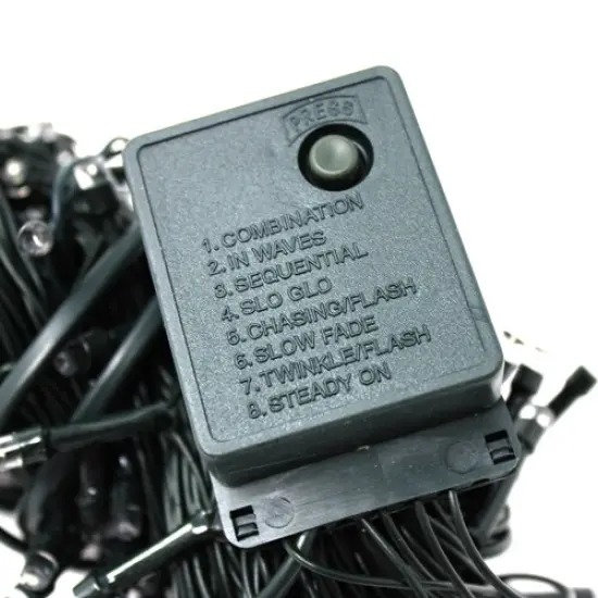 Perfect Holiday 100 LED 32ft Green Wire String Fairy Christmas Light Warm white {5}