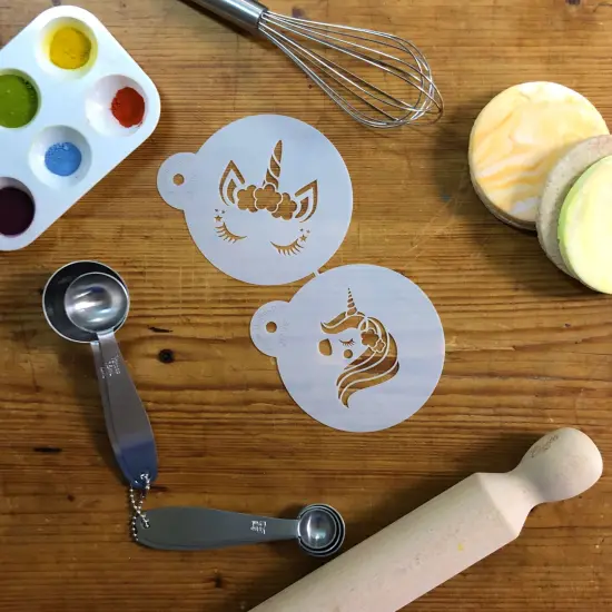 Unicorn Cookie Stencil Set | C1027 by Designer Stencils | Cookie Decorating Tools | {3}