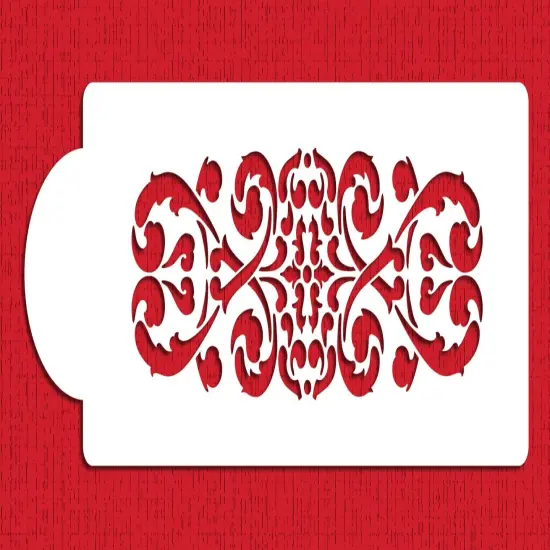 Ornate Scroll Cake Stencil | C101 by Designer Stencils | Cake Decorating Tools | {1}