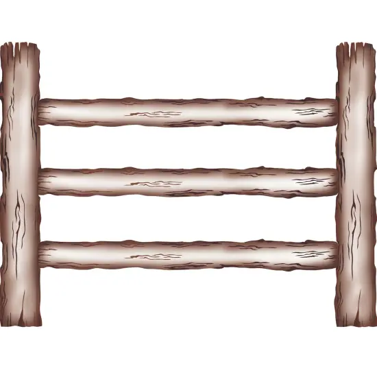 Split Rail Fence Wall Stencil | 2093 by Designer Stencils | Pattern Stencils | Reusable Stencils for Painting | Safe & Reusable Template for Wall Decor | Try This Stencil Instead of a Wallpaper | Easy to Use & Clean Art Stencil Pattern {2}