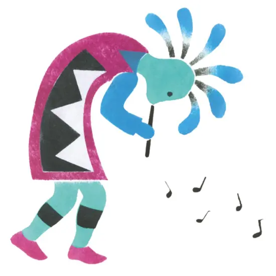 Kokopelli Indian Wall Stencil | 2523 by Designer Stencils | Pattern Stencils | Reusable Stencils for Painting | Safe & Reusable Template for Wall Decor | Try This Stencil Instead of a Wallpaper | Easy to Use & Clean Art Stencil Pattern {1}