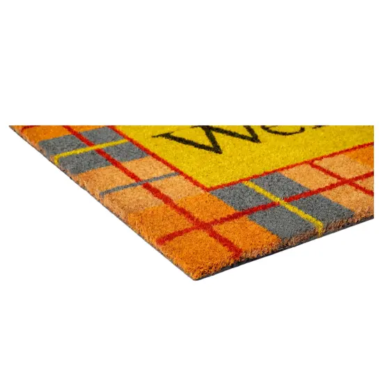 107601729 Fall Plaid Doormat {3}