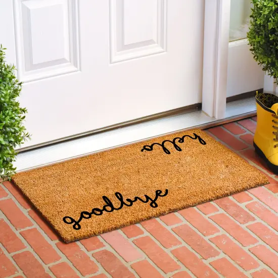 108341729 Hello Goodbye Doormat {3}