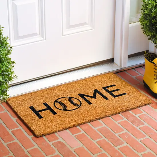 Baseball Home Doormat {3}