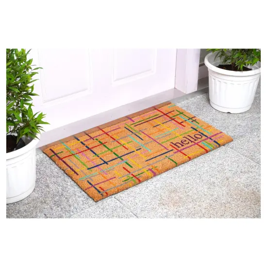 Colorful Lines Doormat {3}