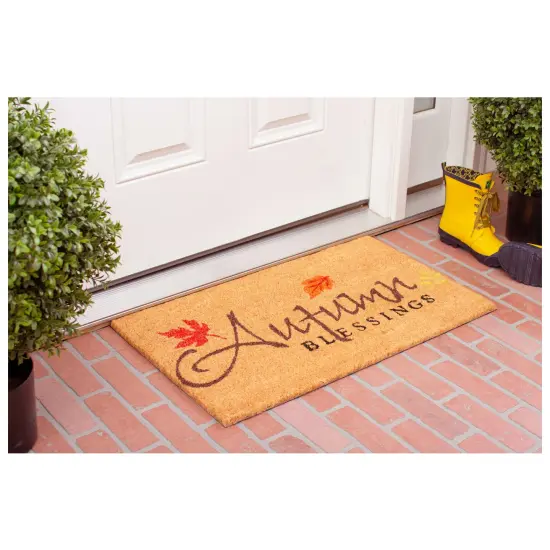 Autumn Blessings Doormat {3}