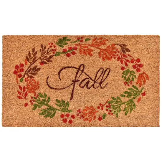 Fall Wreath Doormat {1}