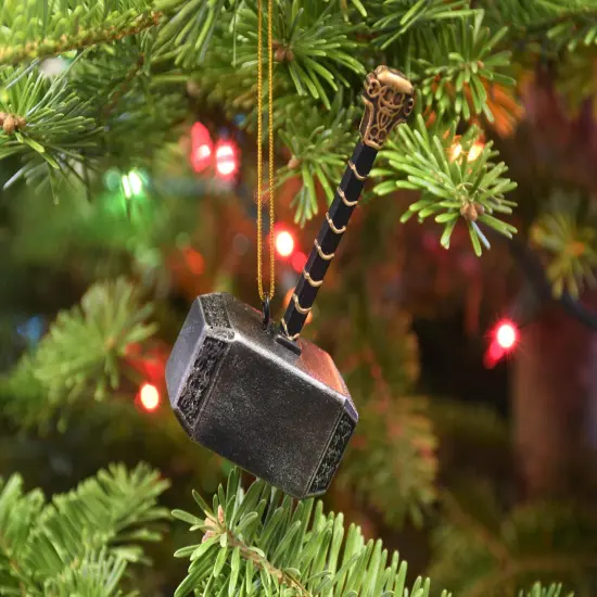 Mj&ouml;lnir Thor's Hammer Christmas Ornament Decoration {5}